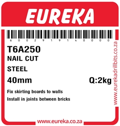 T6A250 - Cut Steel Nail -T6A250_Label_T